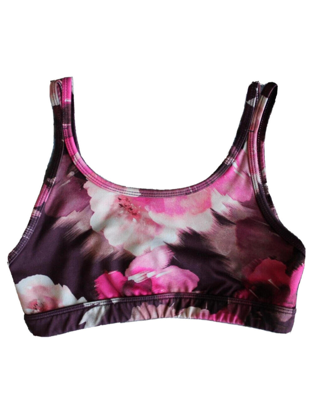 Old Navy Active Girls Pink Floral Sport Bra ~L(10-12)~